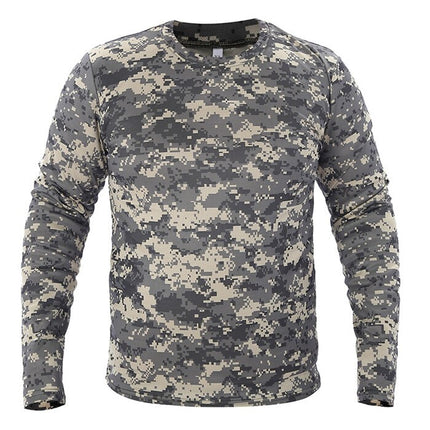 Men's Long Sleeve Camouflage Top - Wnkrs