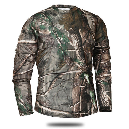 Men's Long Sleeve Camouflage Top - Wnkrs