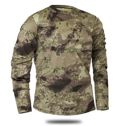 Men's Long Sleeve Camouflage Top - Wnkrs