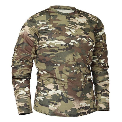 Men's Long Sleeve Camouflage Top - Wnkrs