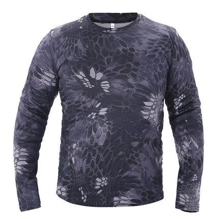 Men's Long Sleeve Camouflage Top - Wnkrs
