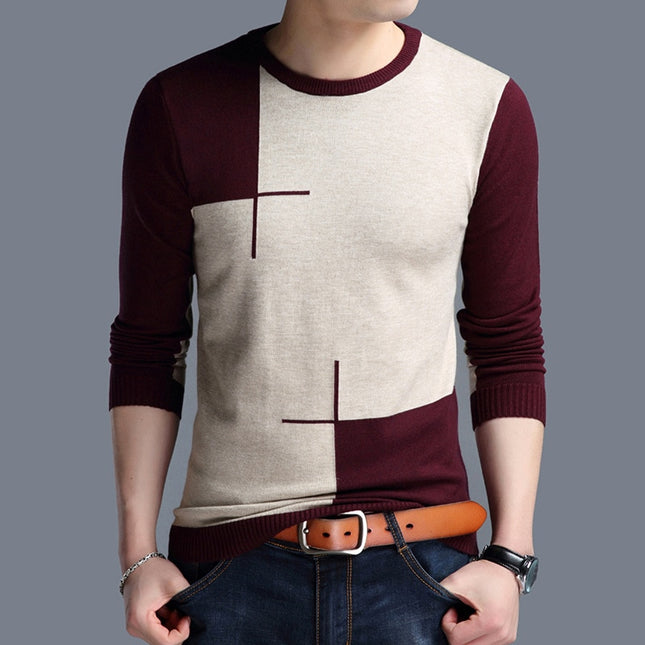 Men's Color Block Sweater - Wnkrs