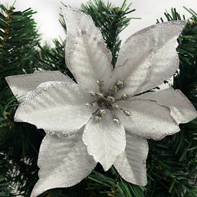 Decorative Christmas Tree Flowers Set - Wnkrs