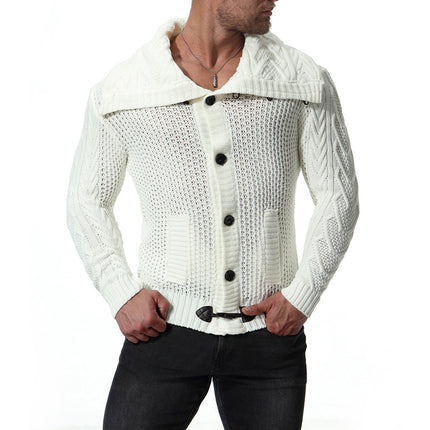 Men's Slim Fit Cardigan - Wnkrs