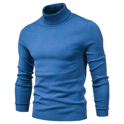Men's Turtleneck Basic Sweater - Wnkrs