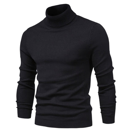 Men's Turtleneck Basic Sweater - Wnkrs