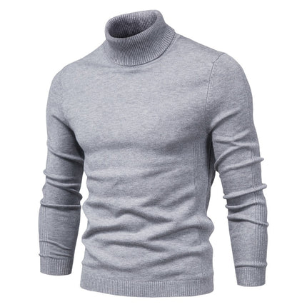 Men's Turtleneck Basic Sweater - Wnkrs