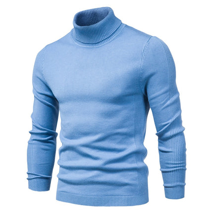 Men's Turtleneck Basic Sweater - Wnkrs