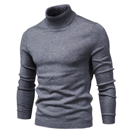 Men's Turtleneck Basic Sweater - Wnkrs
