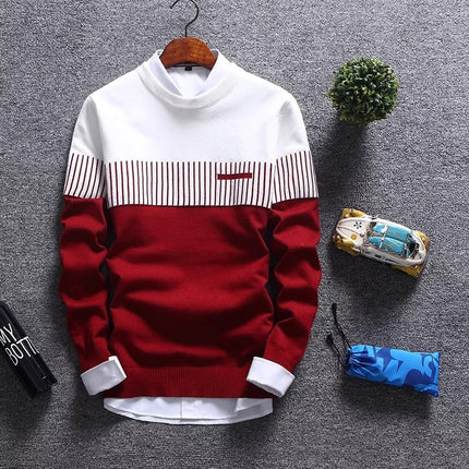 Men's Stripes Slim Fit Sweater - Wnkrs