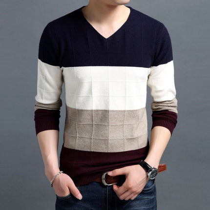 Men's Winter V-Neck Sweater - Wnkrs