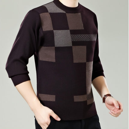 Fashion Warm Knitted Cashmere Men's Sweater - Wnkrs