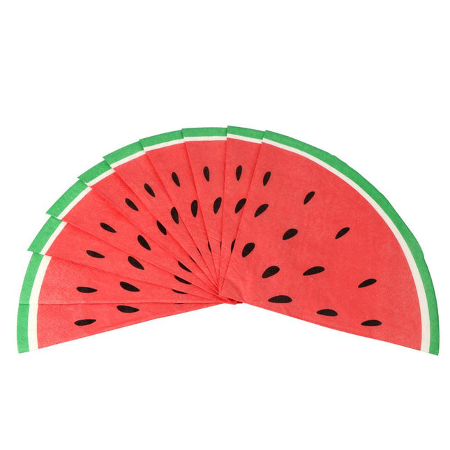 Disposable Watermelon Shaped Paper Plates - Wnkrs