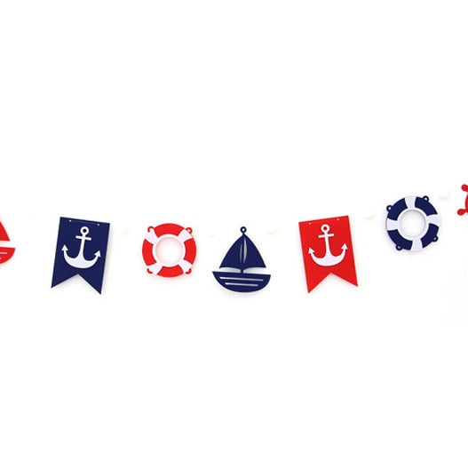 Nautical Designed Banner for Party - wnkrs