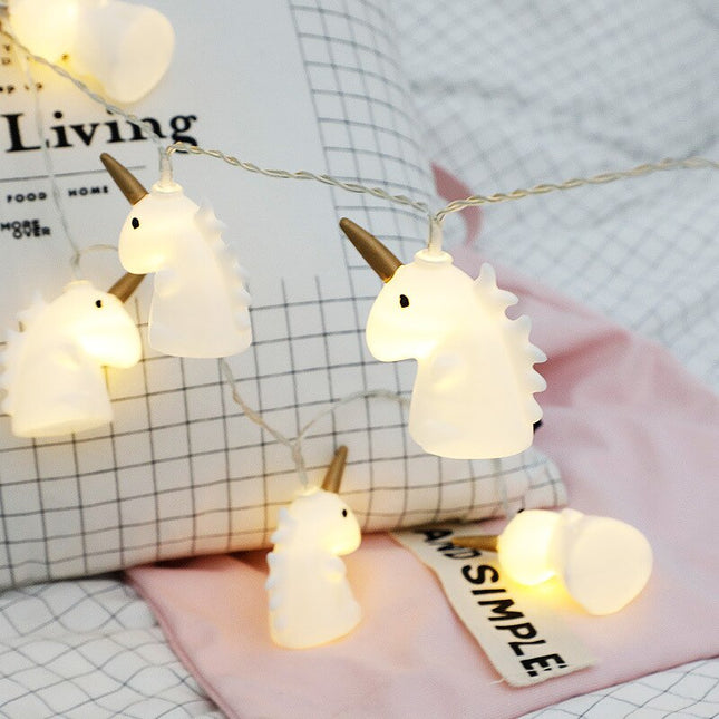 Unicorn Design Wireless Hanging LED Fairy Lights - Wnkrs