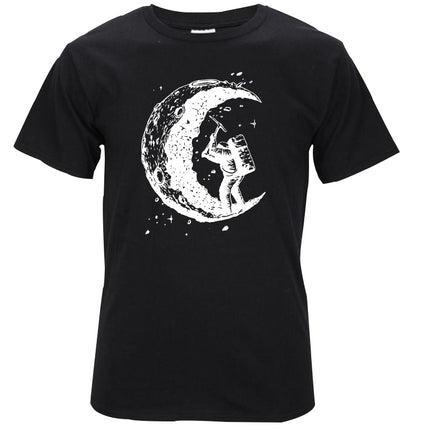 Men's Cotton Astronaut Printed T-Shirt - Wnkrs