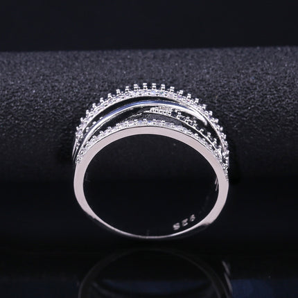 Multilayered Geometric Ring for Girls - Wnkrs
