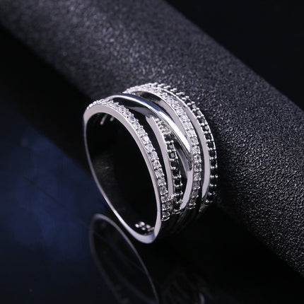 Multilayered Geometric Ring for Girls - Wnkrs