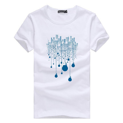 Men's Abstract Printed Cotton T-Shirt - Wnkrs
