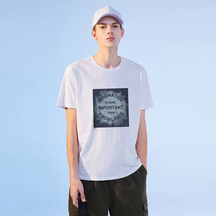 Men's Abstract Printed Cotton T-Shirt - Wnkrs