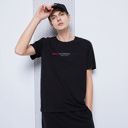 Men's Abstract Printed Cotton T-Shirt - Wnkrs