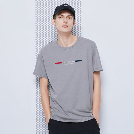 Men's Abstract Printed Cotton T-Shirt - Wnkrs