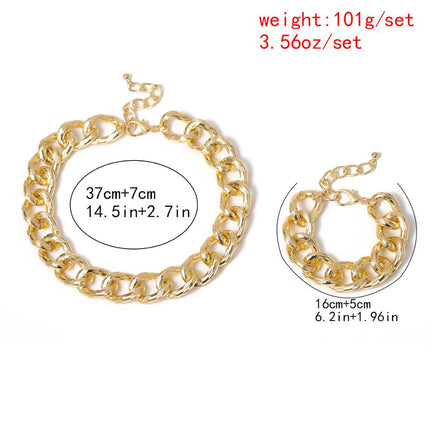 Hip-Hop Chain Stylized Jewelry Sets - Wnkrs