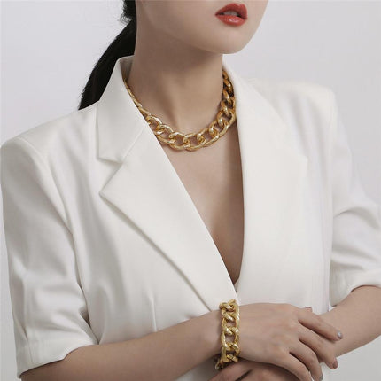 Hip-Hop Chain Stylized Jewelry Sets - Wnkrs