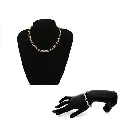 Hip-Hop Chain Stylized Jewelry Sets - Wnkrs