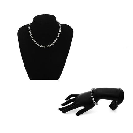 Hip-Hop Chain Stylized Jewelry Sets - Wnkrs