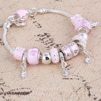 Cute Rhinestone Women's Charm Bracelet - Wnkrs