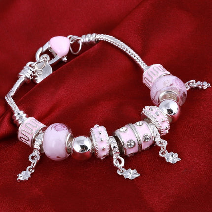 Cute Rhinestone Women's Charm Bracelet - Wnkrs