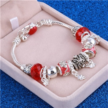 Cute Rhinestone Women's Charm Bracelet - Wnkrs