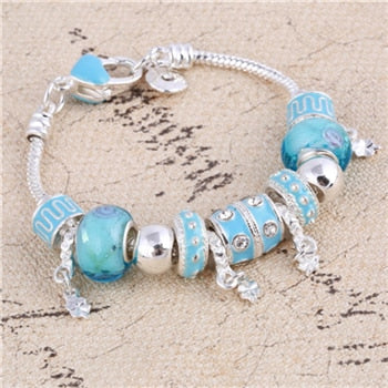 Cute Rhinestone Women's Charm Bracelet - Wnkrs