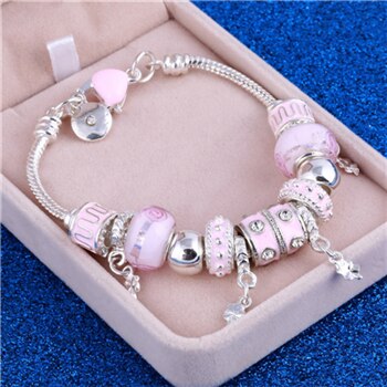 Cute Rhinestone Women's Charm Bracelet - Wnkrs