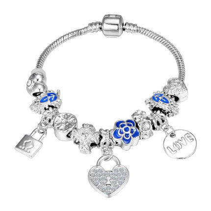 Cute Rhinestone Women's Charm Bracelet - Wnkrs