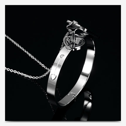 Heart Shaped Lock Jewelry Set for Lovers - Wnkrs