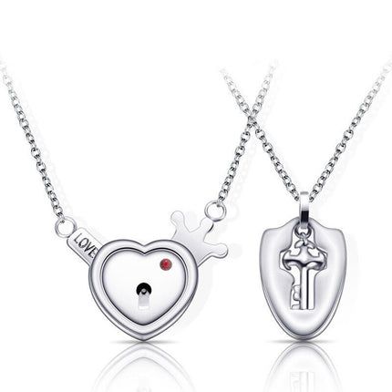 Heart Shaped Lock Jewelry Set for Lovers - Wnkrs