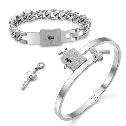 Heart Shaped Lock Jewelry Set for Lovers - Wnkrs