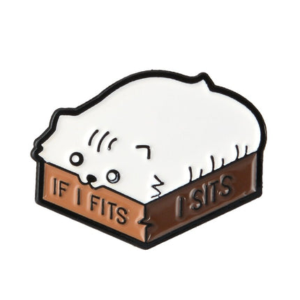 Cat Themed Metal Pin - Wnkrs