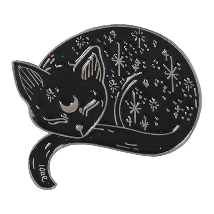 Cat Themed Metal Pin - Wnkrs