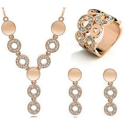 Classy Sparking Crystal Wedding Jewelry Set - Wnkrs