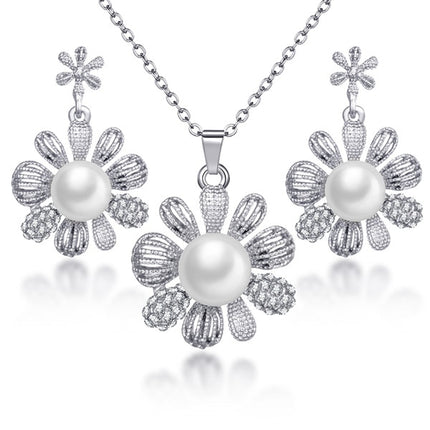 Classy Sparking Crystal Wedding Jewelry Set - Wnkrs