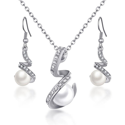 Classy Sparking Crystal Wedding Jewelry Set - Wnkrs