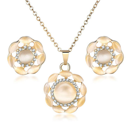 Classy Sparking Crystal Wedding Jewelry Set - Wnkrs