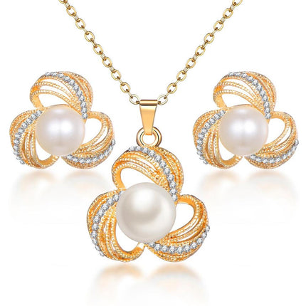 Classy Sparking Crystal Wedding Jewelry Set - Wnkrs
