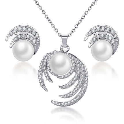 Classy Sparking Crystal Wedding Jewelry Set - Wnkrs