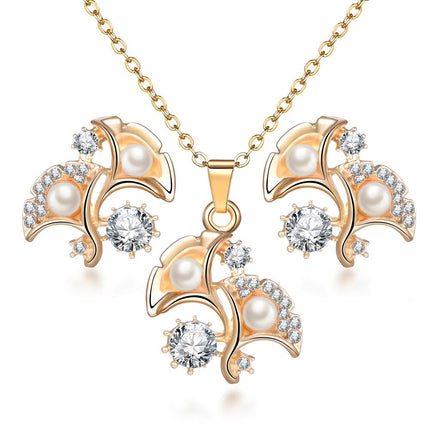 Classy Sparking Crystal Wedding Jewelry Set - Wnkrs