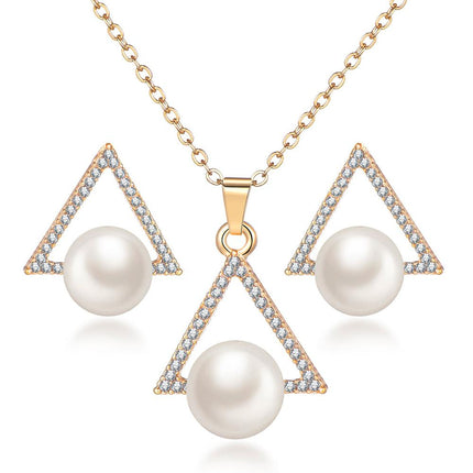 Classy Sparking Crystal Wedding Jewelry Set - Wnkrs
