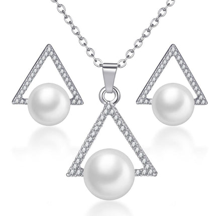 Classy Sparking Crystal Wedding Jewelry Set - Wnkrs